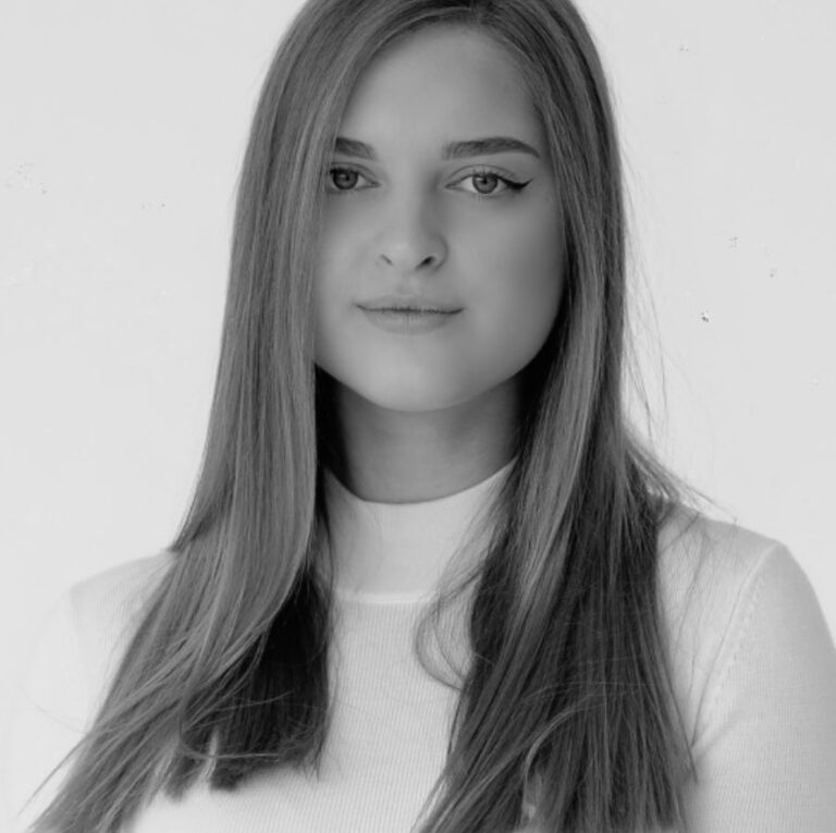 A girl with brown hair